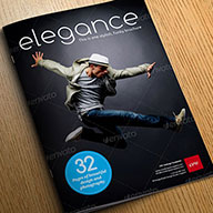 InDesign elegance brochure template preview